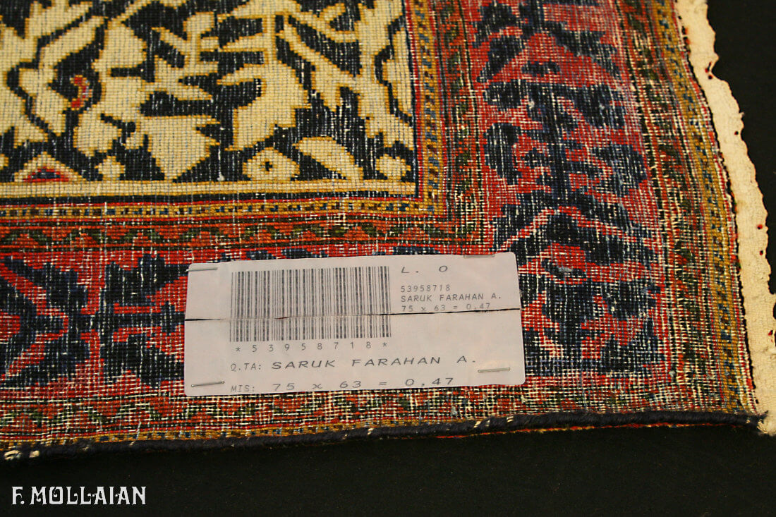 Antique Persian Saruk Farahan Rug n°:53958718